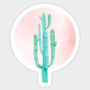 Rose Gold Cactus Sunshine Sticker